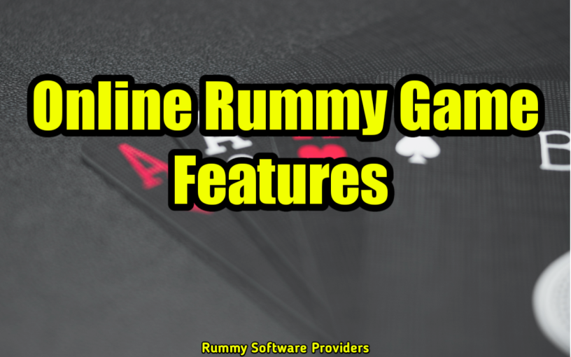 online rummy software features